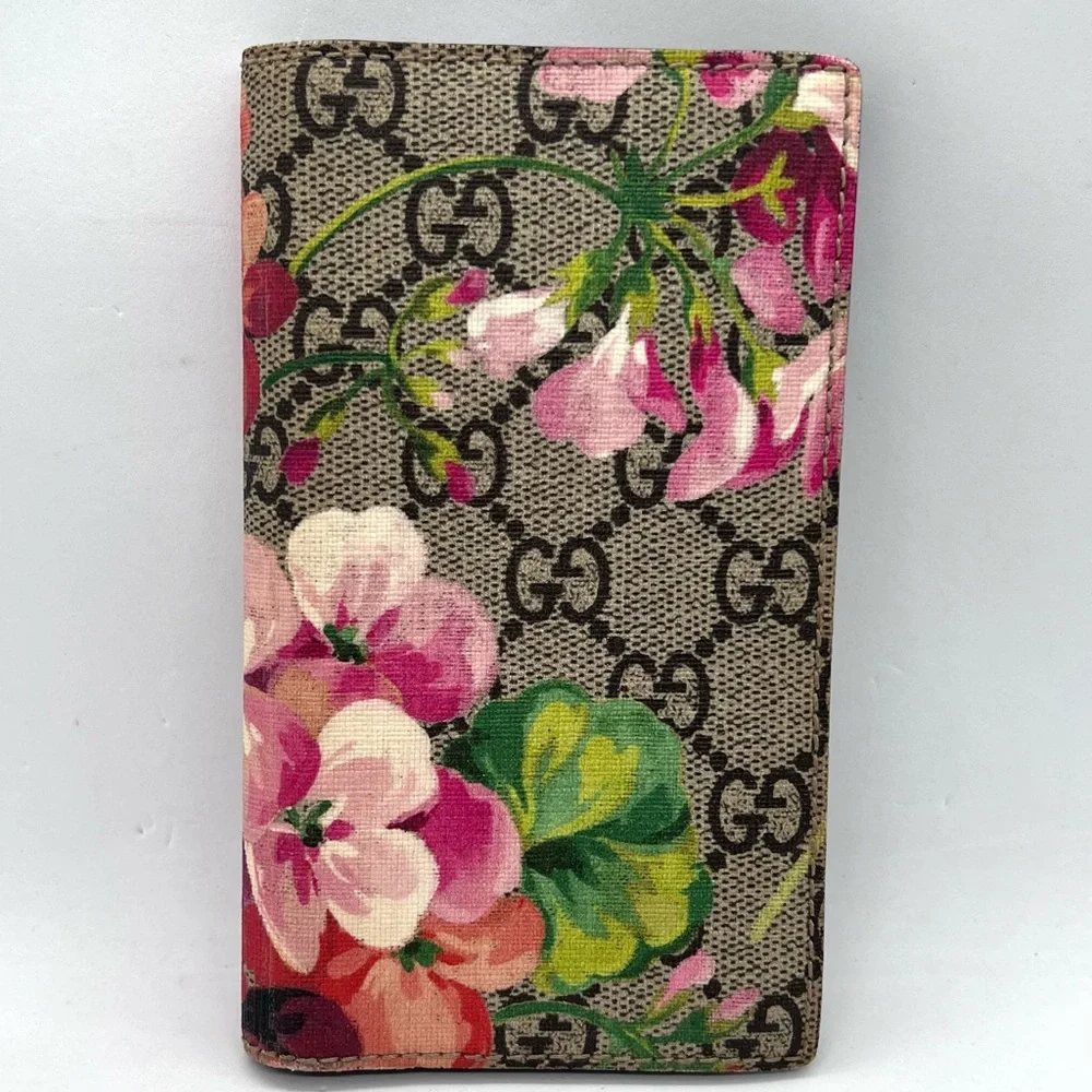 Gucci Blooms GG Canvas Wallet Phone Case iPhone 7/8/SE Floral
